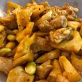 75cook's cooksnap of when they made 簡単旨いレンコン鶏肉ケチャップ炒め.