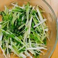 りさクック☆'s cooksnap of when they made 水菜だけのナムル風サラダ♪.