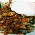 jiin's cooksnap of when they made 簡単ピビンパ(焼肉のタレまかせ)♪.