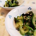 fu♪♪'s cooksnap of when they made 水っぽくない♪ワカメときゅうりのナムル♪.