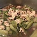さわちゃん0206's cooksnap of when they made はすいも（りゅうきゅう）と豚肉のさっと煮.