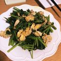 kumi☆win's cooksnap of when they made 簡単！苦味が絶品！明日葉の卵とじ.