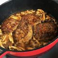 ちゃむゆっきー's cooksnap of when they made 簡単、時短、煮込みハンバーグ！.