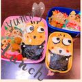 チムチェリー's cooksnap of when they made 怪盗グルー★ミニオン★簡単可愛いキャラ弁.