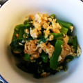 naki1227's cooksnap of when they made 栄養満点☆つるむらさきとツナ缶の炒めもの.