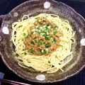 spot25's cooksnap of when they made いつもの納豆ぐるぐるパスタ.