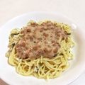 ♪ゆかたん♡'s cooksnap of when they made お茶漬けの素で簡単！納豆卵クリームパスタ.
