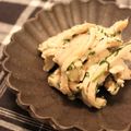 チョモチョモ's cooksnap of when they made 超簡単❤茹で鶏の青じそマヨ風味.