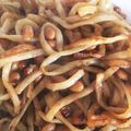 ュキンコ's cooksnap of when they made そぼろ納豆ソース焼きそば.