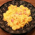 あーこ姐's cooksnap of when they made 簡単☆ ふわとろハムエッグ.