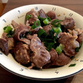 colomalu's cooksnap of when they made 砂肝のねぎ塩和え.