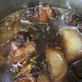 こんこんだー's cooksnap of when they made トロットロ♪甘辛～ごはん進む豚軟骨煮込み.