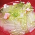 ANMOS0915's cooksnap of when they made ランチに♪ 白菜 ハム 卵の 簡単スープ.