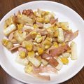 バタ子まま's cooksnap of when they made 長芋とコーンのマヨ炒め.