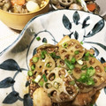 きょんこ☘'s cooksnap of when they made 厚揚げと蓮根とミンチの味噌炒め♡.