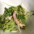 すずめ426's cooksnap of when they made 簡単！ツナと豆苗の鶏だし煮.