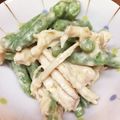卵せんべい's cooksnap of when they made いんげんとささみ　味噌・柚子・マヨ和え.