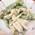 卵せんべい's cooksnap of when they made いんげんとささみ　味噌・柚子・マヨ和え.