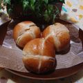 ひれまま's cooksnap of when they made イースターに♪ふわふわホットクロスバンズ.