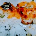 そら's cooksnap of when they made 残りご飯で☆味噌マヨ焼おにぎり.
