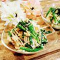 ももちゃんのれしぴ's cooksnap of when they made エノキとニラの柚子胡椒マヨ和え.