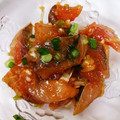ゆまつは's cooksnap of when they made あじのお刺身♪旨辛和え.