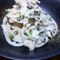 櫻井愛's cooksnap of when they made レンコンとカイワレサラダ.