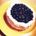 すずめろ09's cooksnap of when they made ブルーベリーマーブルレアチーズケーキ.