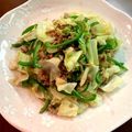 ☆ぼうchan☆'s cooksnap of when they made キャベツとピーマンのそぼろ炒め。お弁当に.