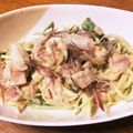 ちょ〜☆'s cooksnap of when they made ゆずこしょうパスタ 和風カルボナーラ.