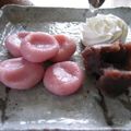 おませまめ's cooksnap of when they made 『苺の白玉・小豆生クリーム添え』.