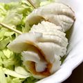 chaya゜'s cooksnap of when they made ✿塩もみキャベツのちくわハム巻き✿.