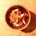 0sayu's cooksnap of when they made 常備菜☆人参とちくわのうま辛味噌あえ.