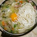 むぴょこぴょこん's cooksnap of when they made 豚汁 リメイク豚菜うどん 手抜き夕飯.