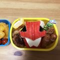 みずこは's cooksnap of when they made ルパンレンジャー♡ルパンレッド♡キャラ弁.