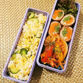 〜みみ〜's cooksnap of when they made ☆胡瓜と炒り卵のおにぎり☆.