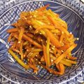 sweetsℓσνє's cooksnap of when they made 超簡単！ピリ辛人参のきんぴら.