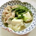 あっこ姉's cooksnap of when they made 超簡単！豚と水菜と豆腐の鍋.