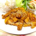 YUH♡ママ's cooksnap of when they made 黄金比でご飯が進む♪はちみつ味噌生姜焼き.
