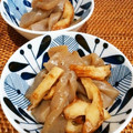 さくらスキップ's cooksnap of when they made 《 お弁当常備菜 》蒟蒻とちくわの炒め煮.