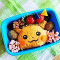 なお★なお★'s cooksnap of when they made ピカチュウのオムライスでキャラ弁当.