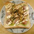 jun120121's cooksnap of when they made ウインナーと葱の和トースト.
