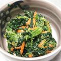 こむぎぱくぱく's cooksnap of when they made 味噌が決め手！　ほうれん草の胡麻味噌和え.