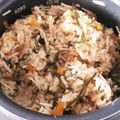 レオンちん's cooksnap of when they made 簡単♡きのことツナの塩昆布炊き込みご飯.