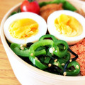 hiroerico's cooksnap of when they made ピーマンの塩昆布和え★レンジで簡単.