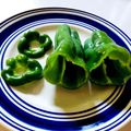 azbjbn's cooksnap of when they made 種がばらつかないピーマンの切り方.