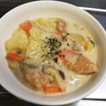 かぉちゃん♥'s cooksnap of when they made ☆じゃがいもと塩鮭のクリーム煮☆.