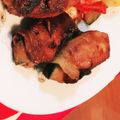 ミナまっきー's cooksnap of when they made かぼちゃの肉巻き照り焼き.