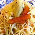 元料理講師のれあっぴ's cooksnap of when they made からすみとキャベツの簡単パスタ.