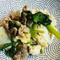 四葉の葉's cooksnap of when they made 簡単！白だしで作る小松菜チャンプルー.